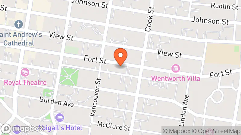 Map showing location of MONA Consignment Boutique