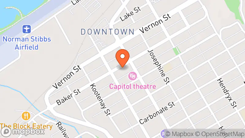 Map showing location of Moon Monster