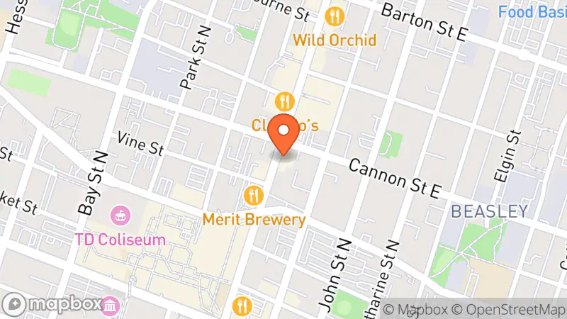 Map showing location of Mooncraft Market