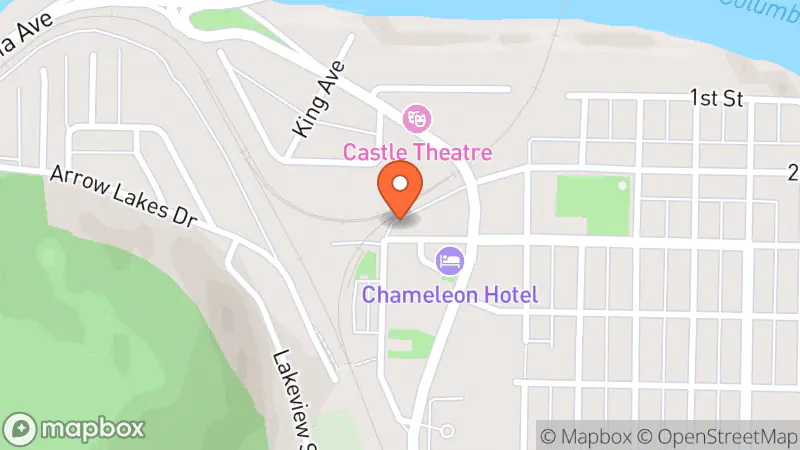 Map showing location of Moonrise Boutique