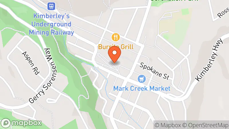 Map showing location of My Best Friend's Closet