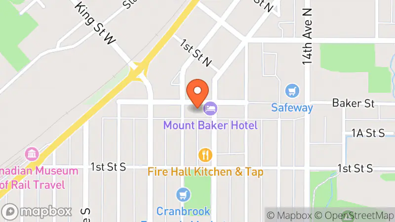 Map showing location of My Best Friend's Closet