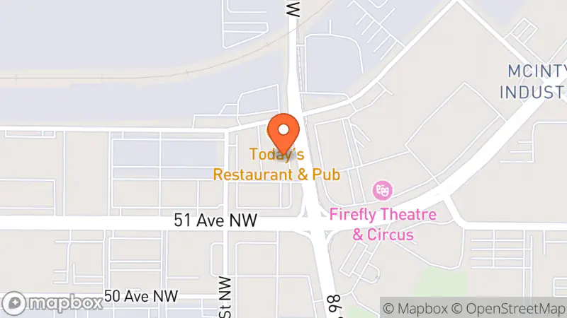 Map showing location of My Favorite Aunt's Ltd
