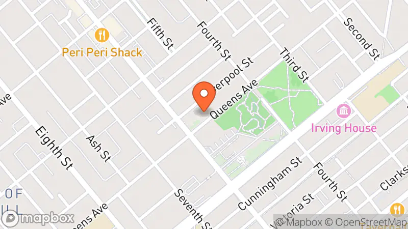 Map showing location of My Vintage Place