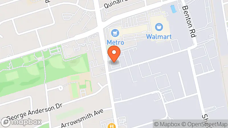 Map showing location of National Thrift Stores Ltd.