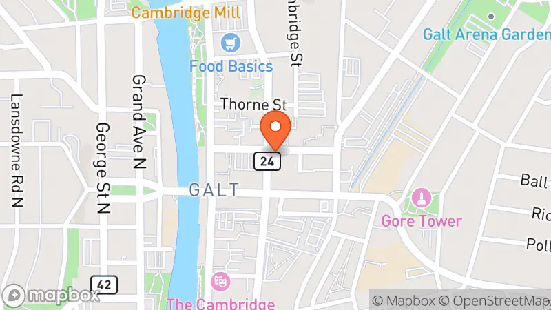 Map showing location of Nice Try Vintage