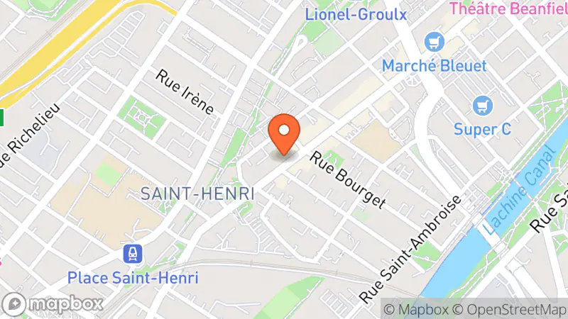 Map showing location of Notre-Dame-du-Vintage