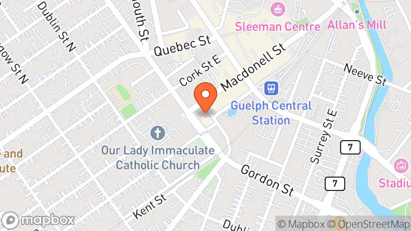 Map showing location of Old Pal Vintage