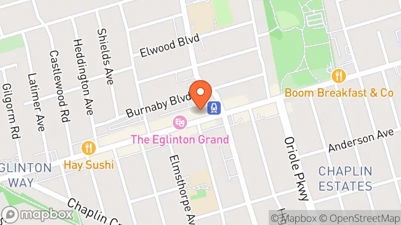 Map showing location of Oliver Jewellery