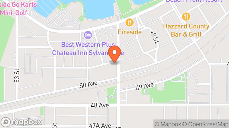 Map showing location of Once Again Consignment Boutique