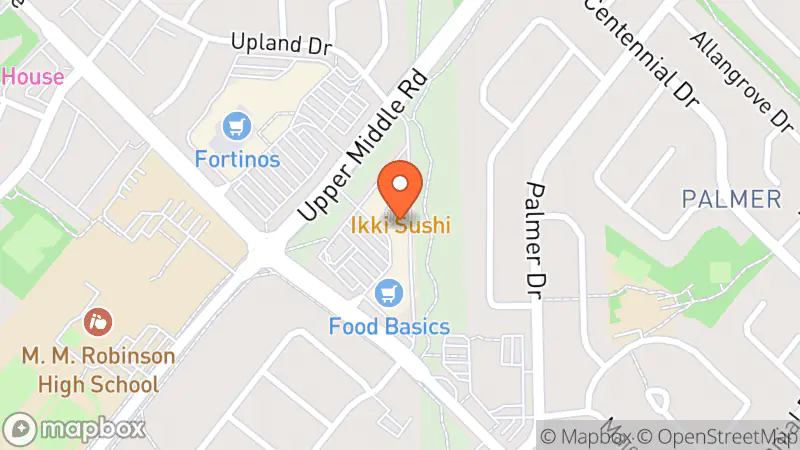 Map showing location of Once Upon A Child