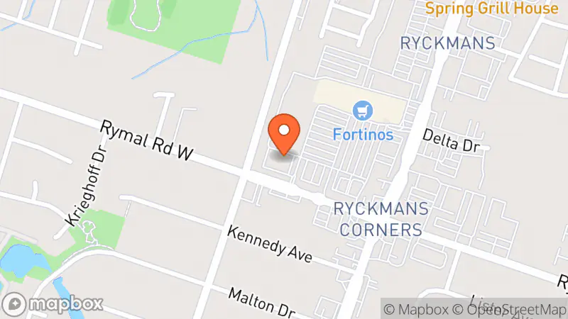 Map showing location of Once Upon A Child