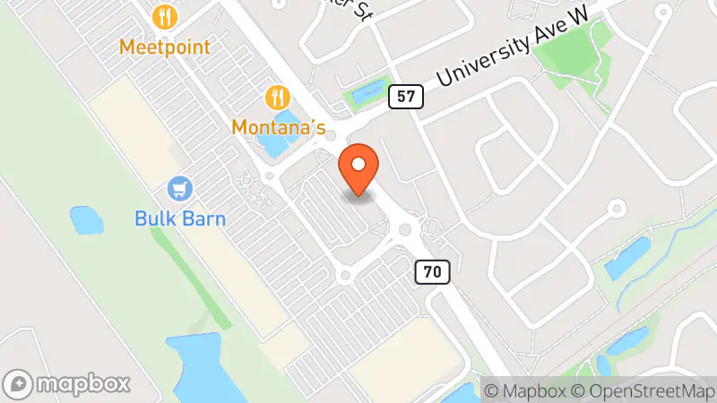 Map showing location of Once Upon a Child