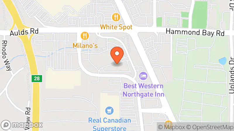 Map showing location of Once Upon A Child Nanaimo