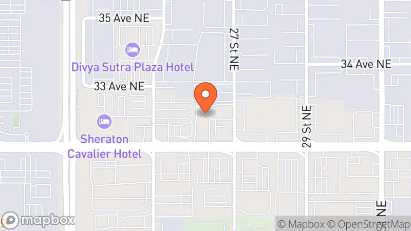 Map showing location of Once Upon A Child