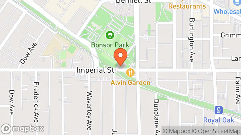 Map showing location of One Love Society & Thrift Store