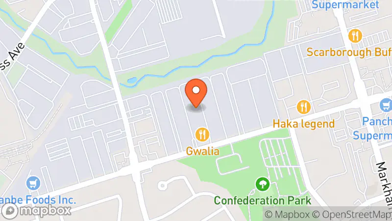 Map showing location of Onyinnaya Recycling Canada