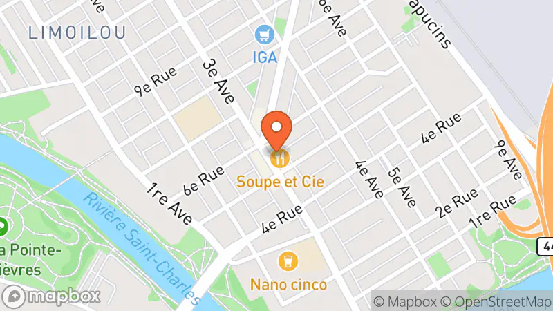 Map showing location of Ordi Livres Signes D'Espoir