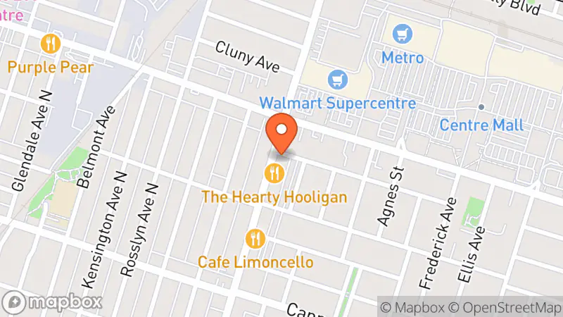 Map showing location of Out of the Past