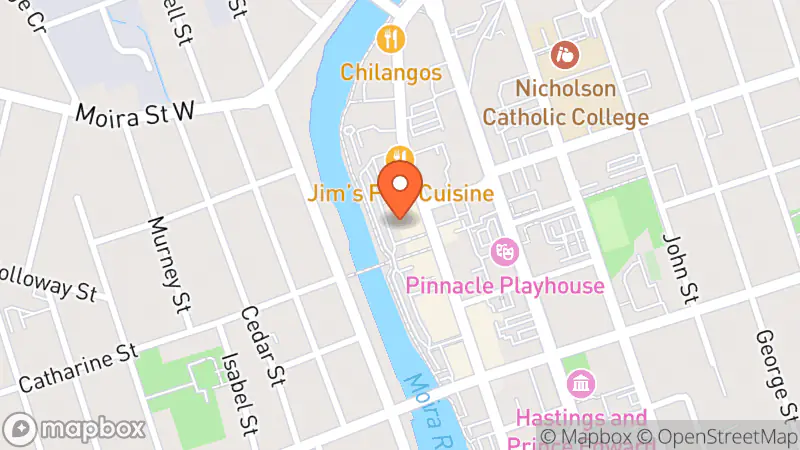 Map showing location of Paraphernalia Books 'N' Stuff