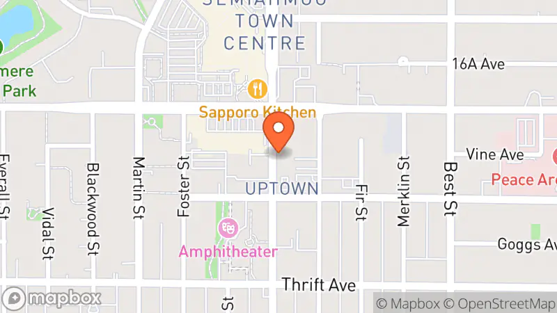 Map showing location of Past 2 Present Apparel