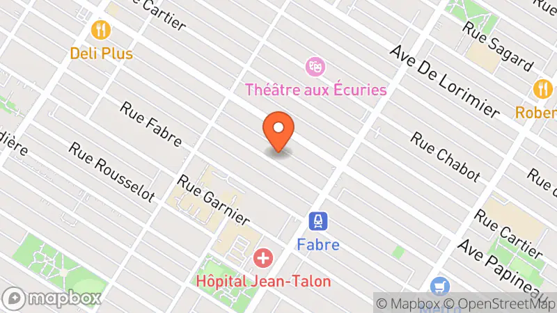 Map showing location of Patatouille