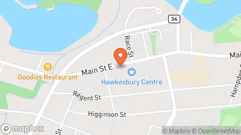 Map showing location of Pearl's Paradise - Your... Thrift Store