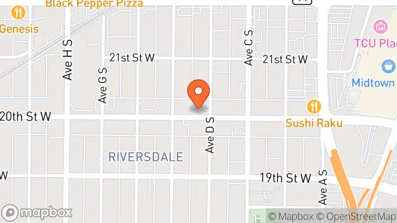 Map showing location of Peryton Books