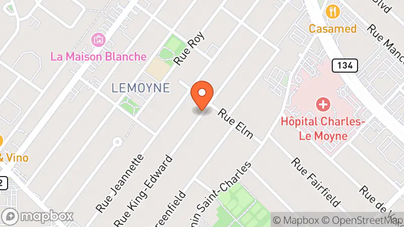 Map showing location of Petite Pépite