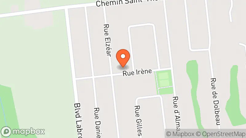 Map showing location of Pilon & Fils