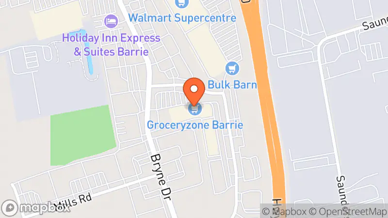 Map showing location of Plato's Closet