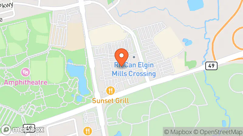 Map showing location of Plato's Closet Richmond Hill