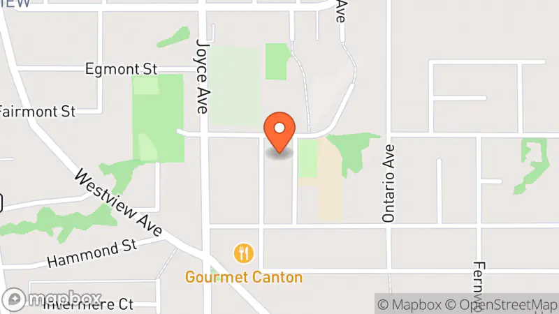 Map showing location of Powell River MCC Thrift Shop