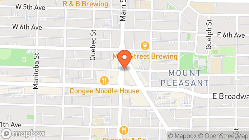 Map showing location of RC Thrifts