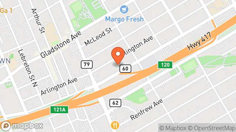 Map showing location of re-Cycles