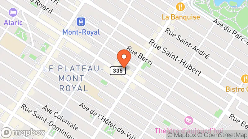 Map showing location of RE UP MTL