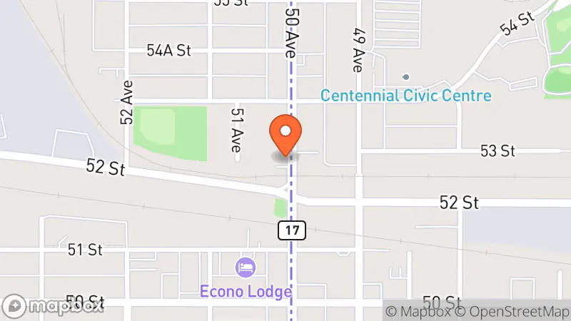 Map showing location of Reclaim Used Furniture Store