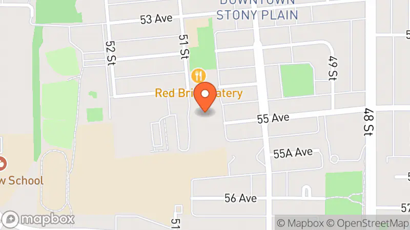 Map showing location of Red Brick Vintage