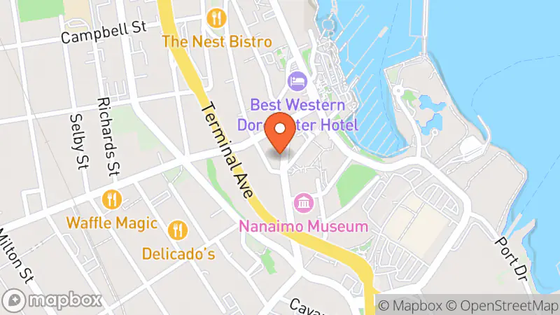 Map showing location of Red Shelf Decor