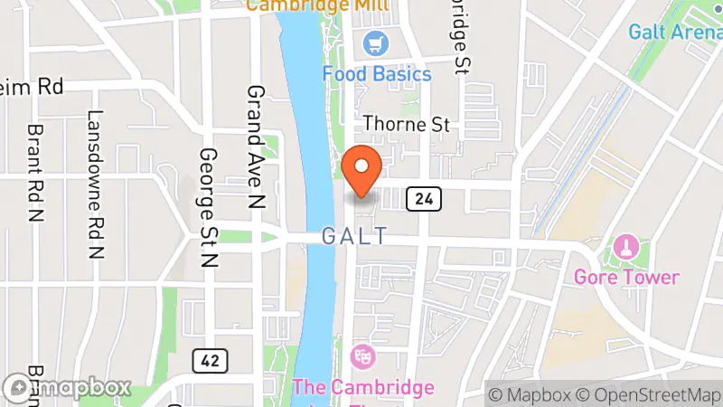 Map showing location of Redemption Prison Ministry Thrift Store