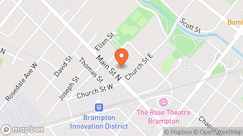 Map showing location of Regeneration Outreach Community