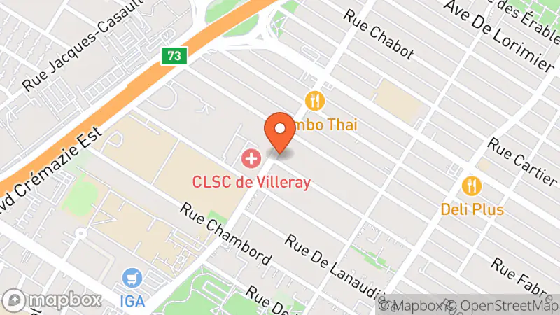 Map showing location of Renaissance Don Jarry Est