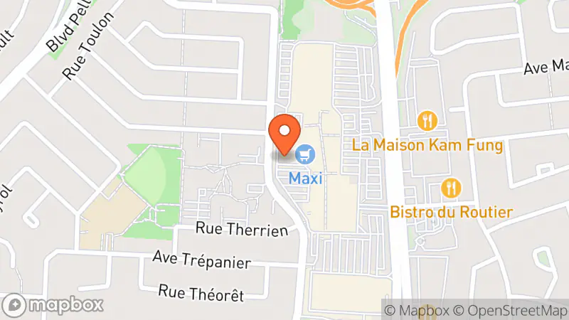 Map showing location of Renaissance Fripe Place Portobello