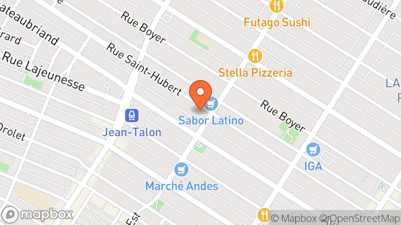 Map showing location of Renaissance Fripe Plaza Saint-Hubert