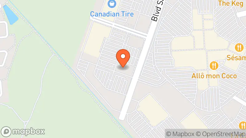 Map showing location of Renaissance Fripe Saint-Bruno