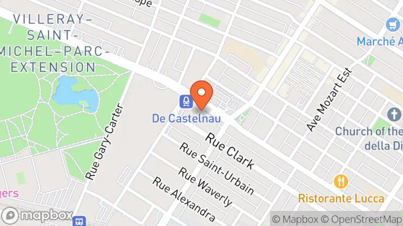 Map showing location of Renaissance Fripe Saint-Laurent