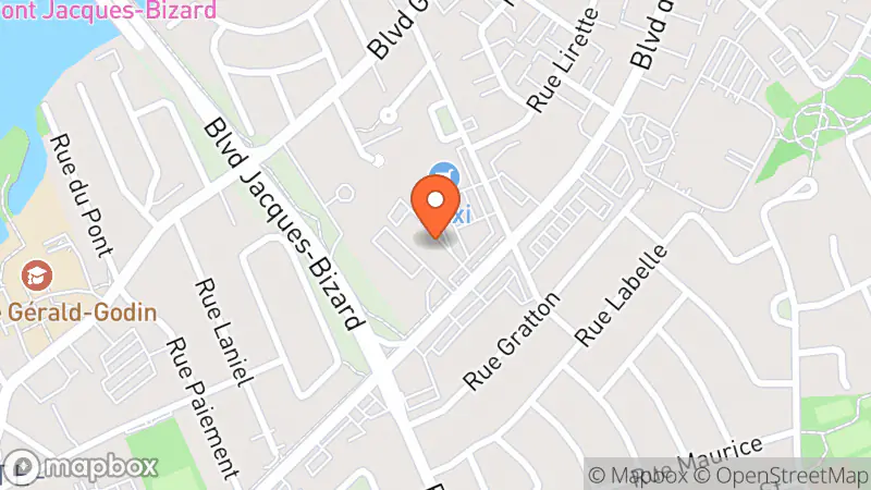 Map showing location of Renaissance Librairie Pierrefonds