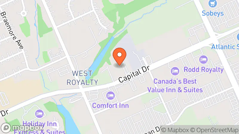 Map showing location of Repeats Quality Used Family Clothing and Costumes