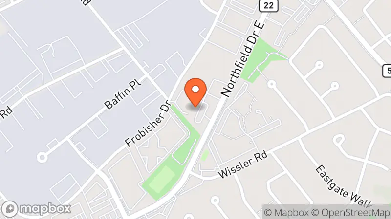 Map showing location of ReStore - Habitat for Humanity Waterloo Region and Administrative Office (Waterloo)