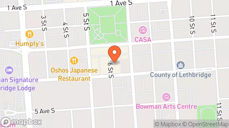 Map showing location of Retail Therapy